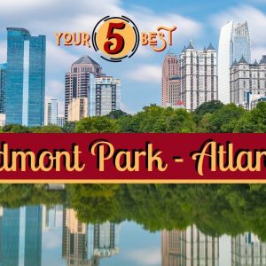PIEDMONT PARK - Atlanta, Georgia - 4K Drone Video