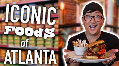 We Try The ICONIC Food of Atlanta // The Vortex & Mary Mac's Tea Room