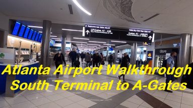 Atlanta Airport - Delta check-in and walkthrough, flight from Atlanta to Denver