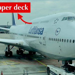 Lufthansa Boeing 747 | Business Class (upper deck) | Frankfurt to San Francisco trip report (4K)